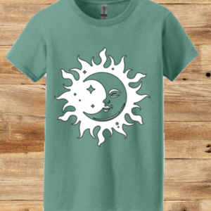 Moon In Night Sky T-Shirt