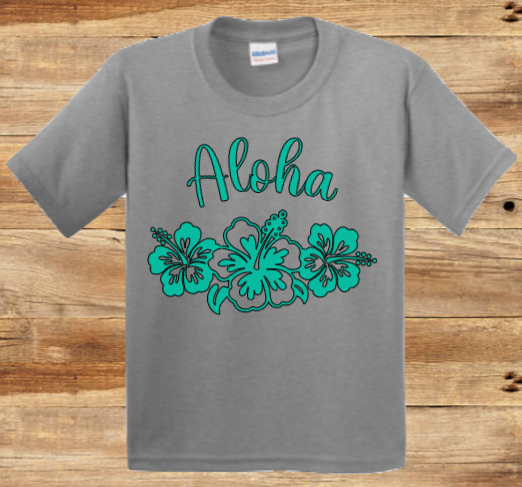 Hibiscus Aloha T-Shirt