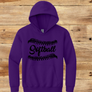 Softball Text With Laces Shirt