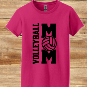 Volleyball Mom with Volleyball (Vertical) Shirt
