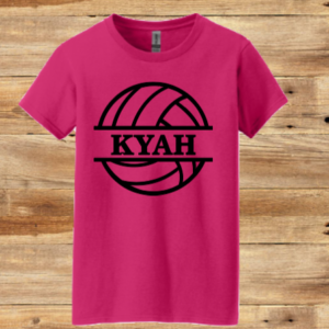 Volleyball with Name Shirt