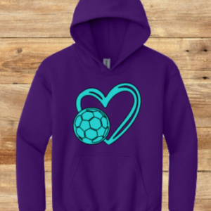 Heart and Soccer Ball Shirt